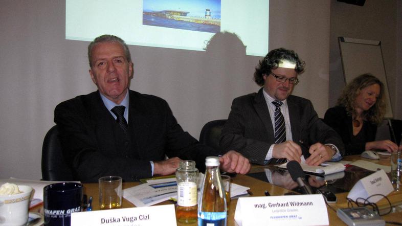 Gerhard Widmann je povedal, da obsega njihovo omrežje okoli 60 destinacij. (Foto