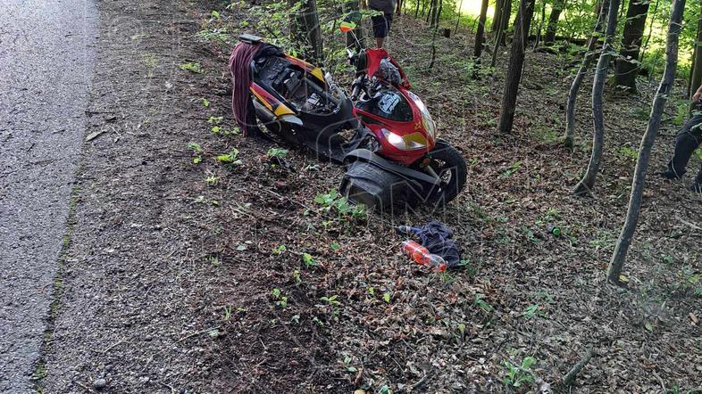 Prometna nesreča motorista