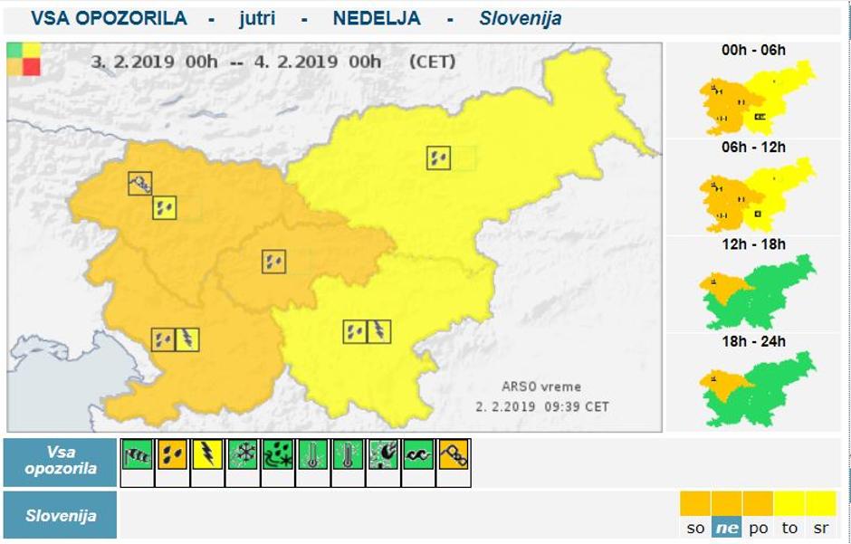 Vremenski alarm | Avtor: Arso