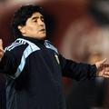 Maradona je Argentino vendarle neposredno popeljal na SP 2010. © AFP