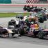 VN Malezije dirka 2010 Sepang start Red Bull Vettel Webber