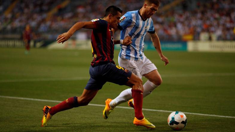 Alexis Sanchez Antunes Malaga Barcelona Liga BBVA Španija liga prvenstvo