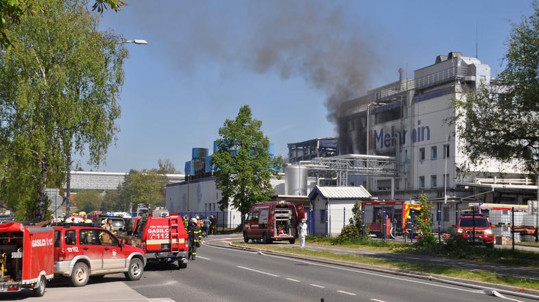 Novice: Melamin nesreča eksplozija Kočevje