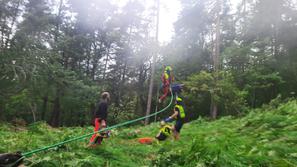 Reševanje kolesarja