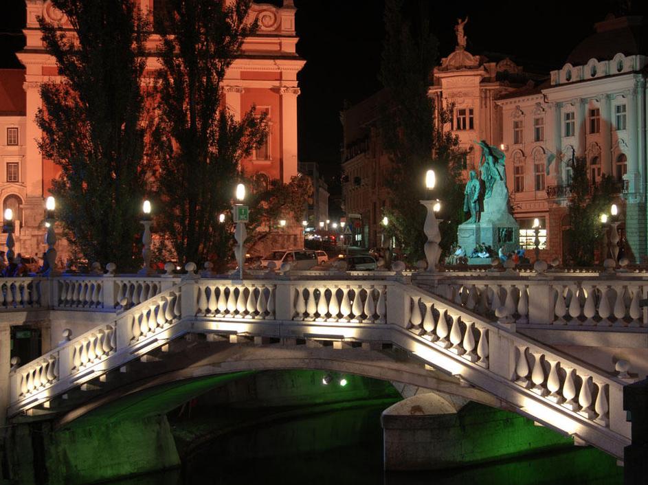 Tromostovje, Ljubljana, Slovenija