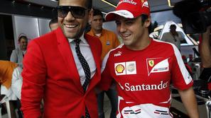 felipe massa ferrari dani alves