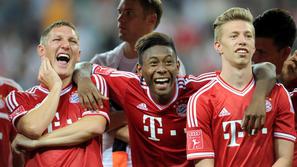 Schweinsteiger Weiser Alaba Bayern München Manchester City Audi Cup pokal