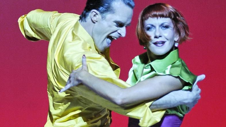 Plesalca Andrej Škufca in Katarina Venturini sta bila nekoč par tudi zasebno.