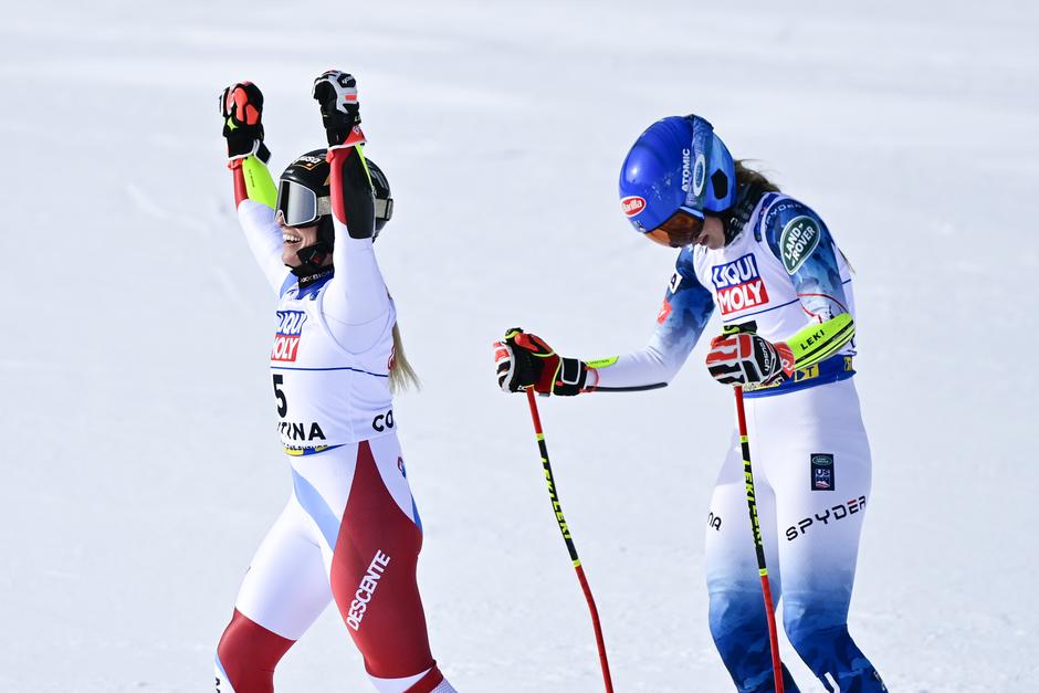 Lara Gut-Behrami Mikaela Shiffrin | Avtor: Epa