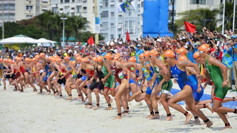 triatlon ženske štart