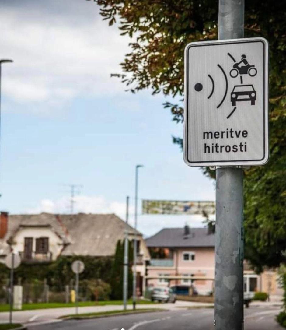 Radar - meritve hitrosti | Avtor: Občina Domžale