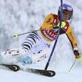 Maria Riesch je zmagovalka slaloma v Semmeringu.