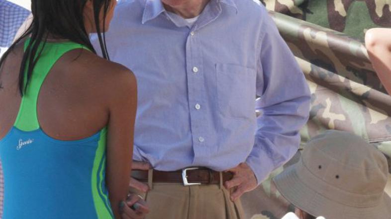 Woody Allen z družino