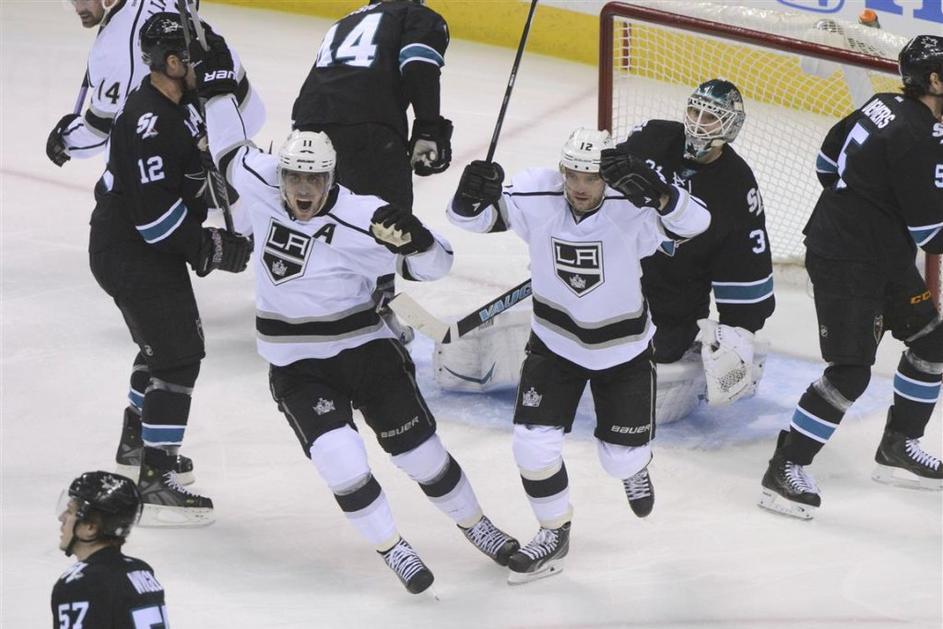 Kopitar Niemi Gaborik San Jose Sharks Los Angeles Kings liga NHL končnica