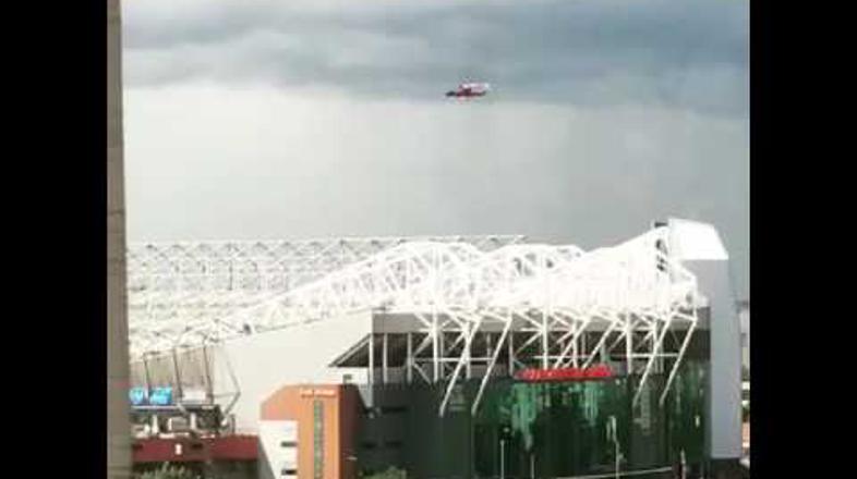Zlatan helikopter Old Trafford