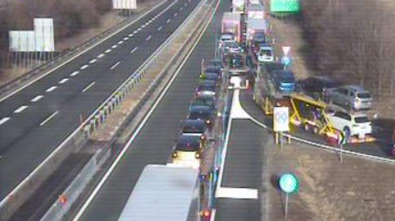 avtocesta zastoj gorenjska avtocesta