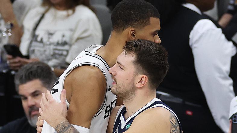 Victor Wembanyama in Luka Dončić