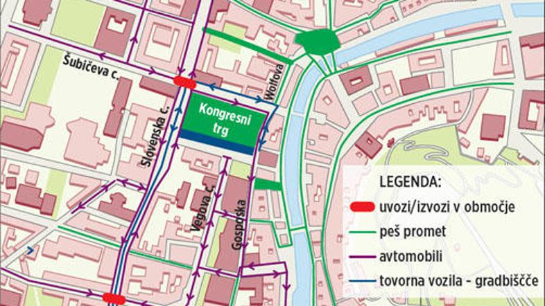 Dokončna prometna ureditev bo znana po sprejetju prostorskega načrta, pravi Alen