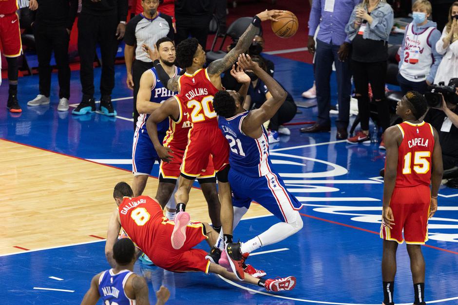 Joel Embiid 76ers Hawks | Avtor: Profimedia