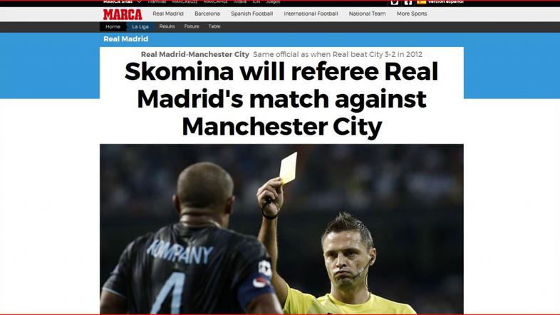 Damir Skomina, Marca
