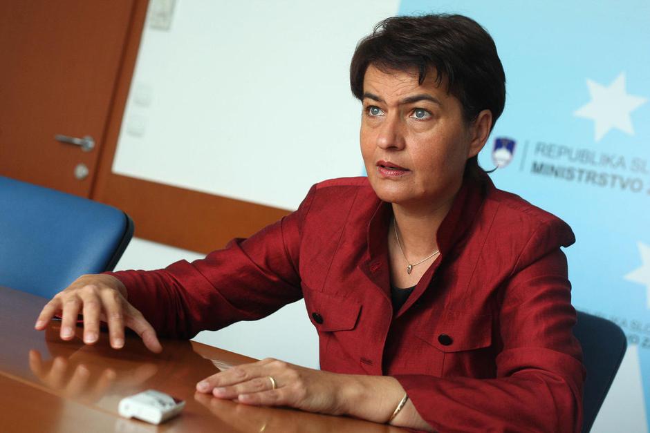 Ministrica grozi, da bodo za skupni znesek vseh povišic znižali plače. (Foto: Ni | Avtor: Žurnal24 main