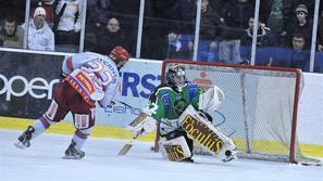 Vratar Olimpije Jan Chabera je branil zelo dobro, a kljub temu ni uspel prepreči