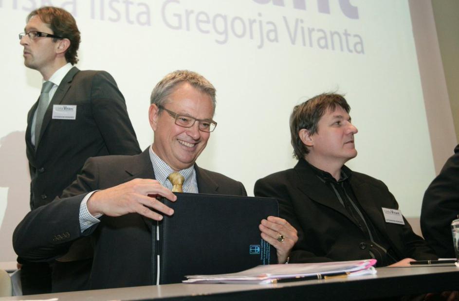 Ustanovitev stranke Lista Gregorja Viranta.