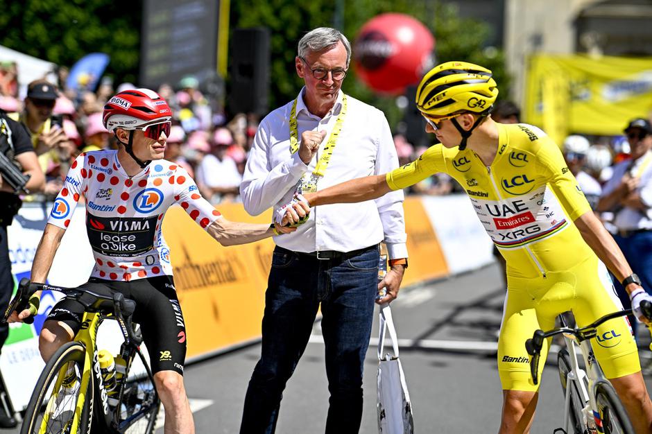 Jonas Vingegaard in Tadej Pogačar | Avtor: Profimedia