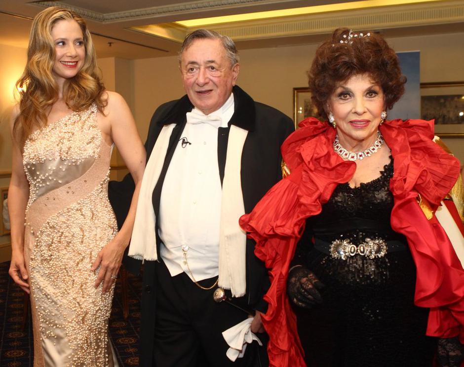 Mira Sorvino, Richard Lugner in Gina Lollobrigida  | Avtor: Reuters
