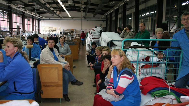 Tomovi delavci so stavko zaradi velikih pritiskov že nekajkrat prekinili.(Foto: 