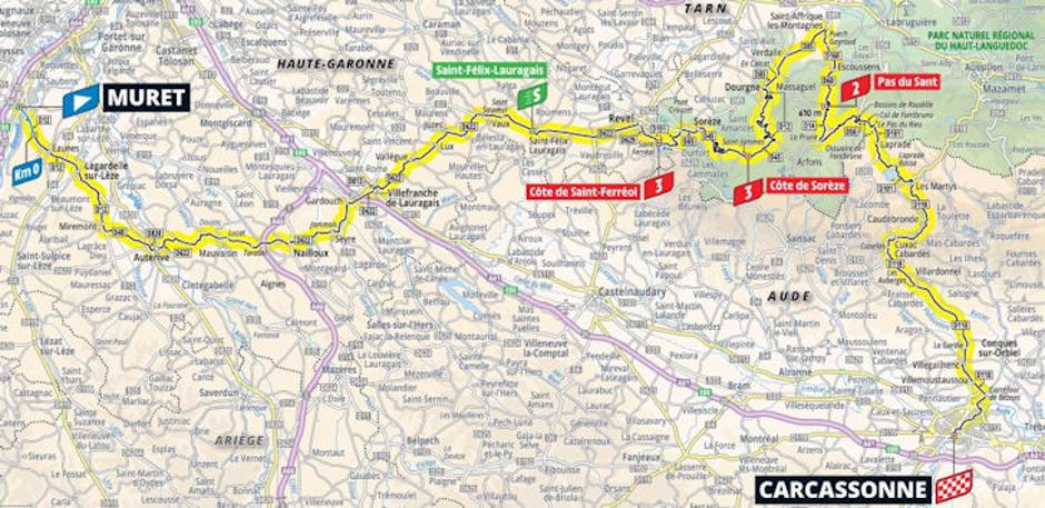 Trasa 15. etape Toura | Avtor: Cyclingstage
