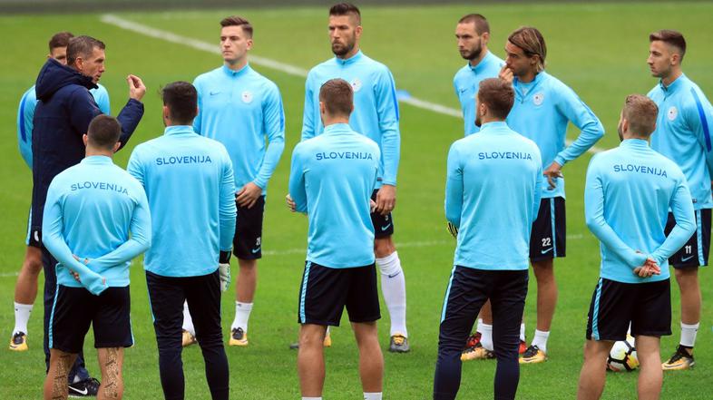 Katanec Anglija Slovenija Wembley trening