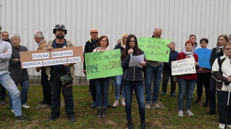 Protest pri Lenartu