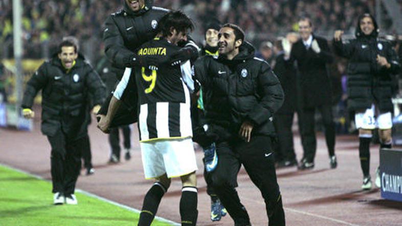 Vincenzo Iaquinta je preprečil poraz Juventusa v mrzli Belorusiji.