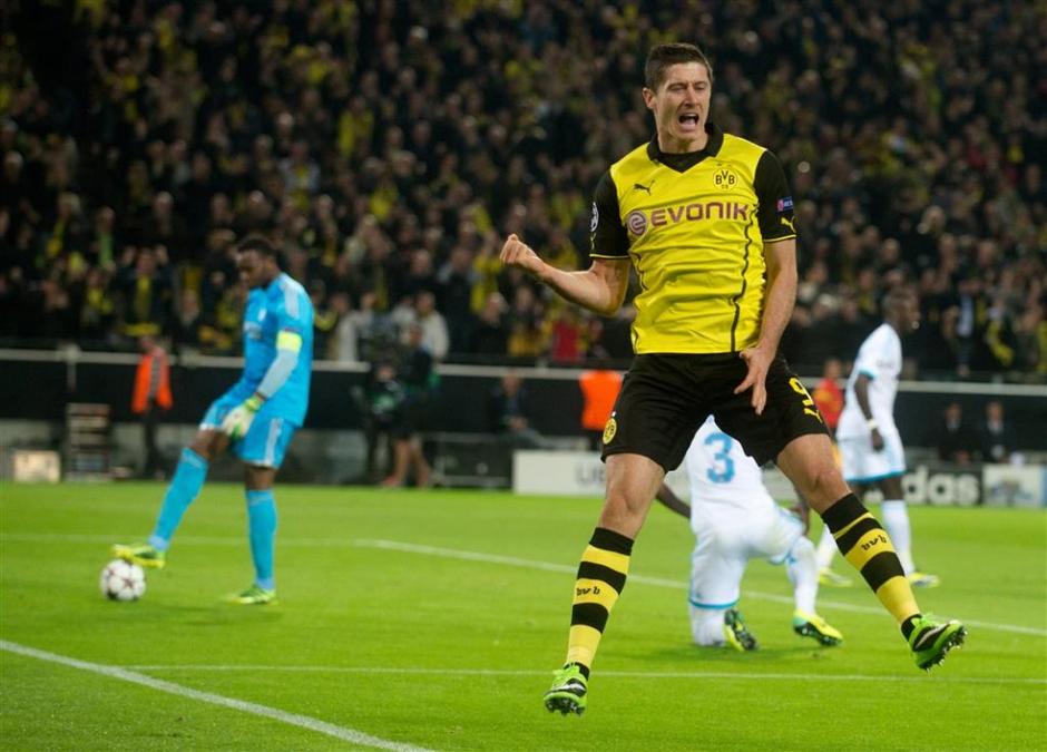 Lewandowski Borussia Dortmund Marseille Liga prvakov | Avtor: EPA