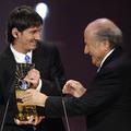 Fifa nogometaš leta Lionel Messi Sepp Blatter