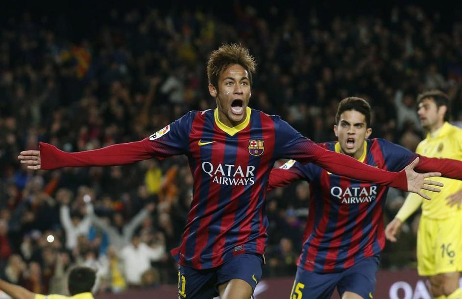 Neymar Bartra Barcelona Villarreal Liga BBVA Španija prvenstvo