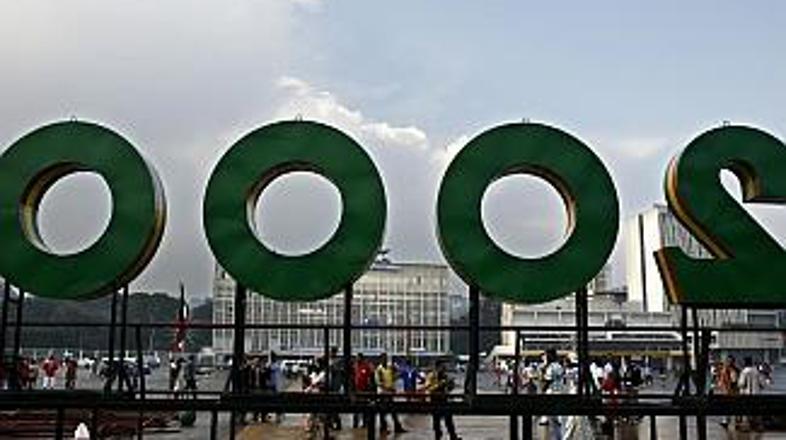 V etiopski prestolnici so priprave na praznovanje v polnem teku.