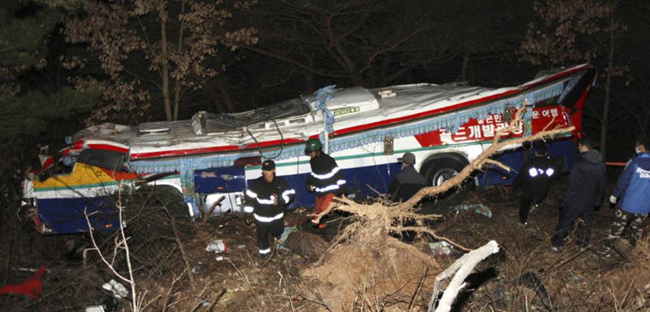 Avtobus nesreča Južna Koreja
