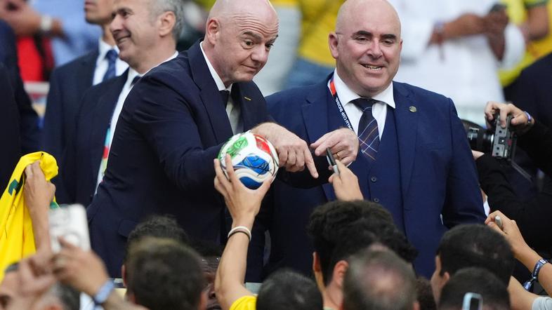 Gianni Infantino in Mike Mulraney