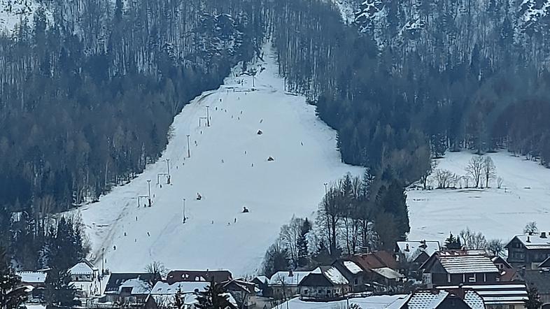 Smučišče, Podkoren, Kranjska Gora, smučanje