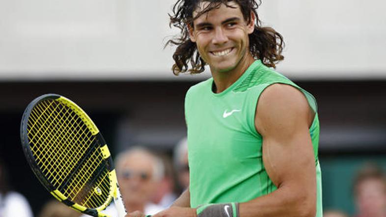 Rafael Nadal je prvič v karieri zmagal na travi.