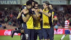 Diego Costa Villa Adrian Filipe Luis Granada Atletico Madrid Liga BBVA Španija p