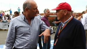 ron dennis šef mclarna niki lauda