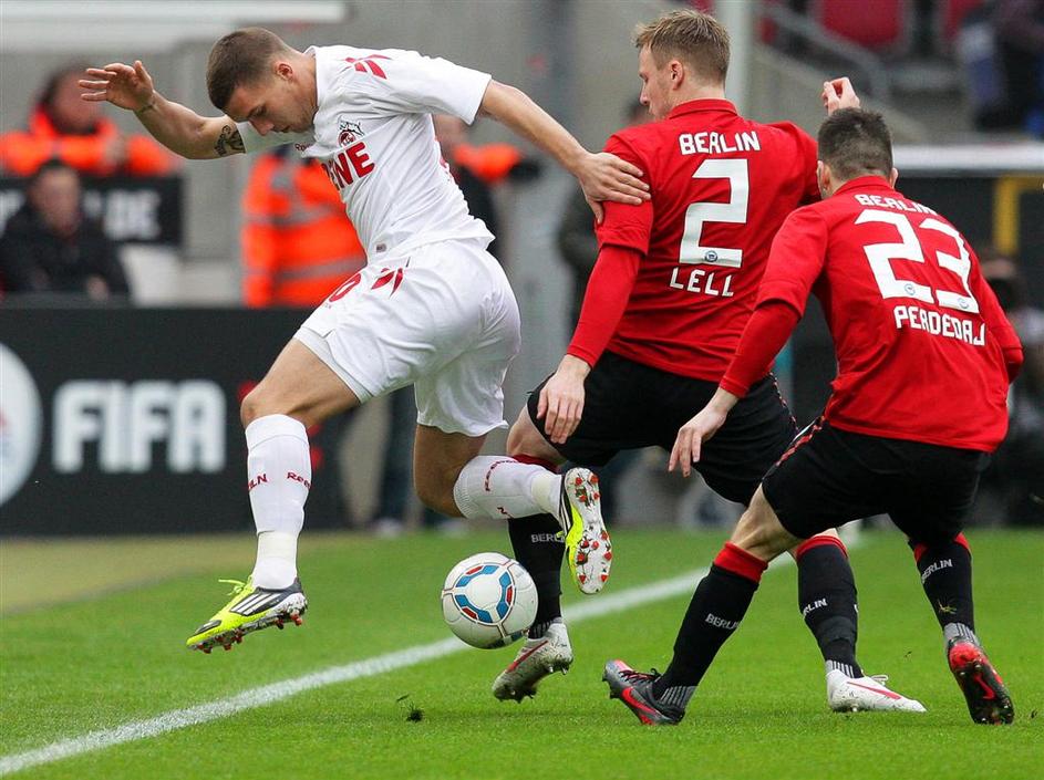 Podolski Lell Perdedaj Köln Koln Koeln Hertha Berlin Bundesliga Nemčija nemška l