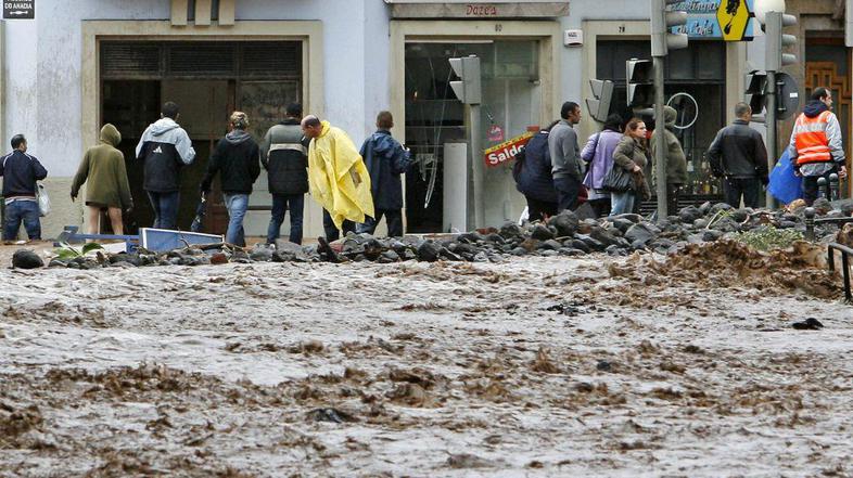 Madeira poplave plaz