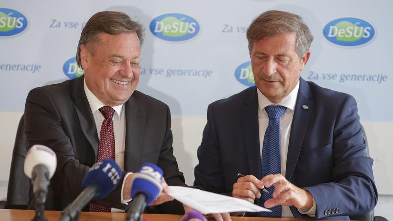 Zoran Janković in Karl Erjavec, Desus