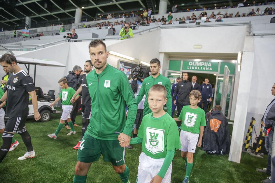 nogomet Olimpija Ljubljana - Qarabag