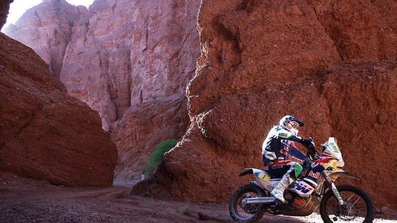 Marc Coma v akciji. V galeriji si oglejte več osupljivih prizorov z relija. (Fot