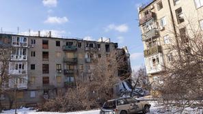 Harkov Doneck uničeni bloki Ukrajina